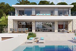 Extravagant new villa with unique sea view
