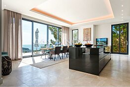 Unique newly built designer villa with sea views