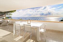 Elegant sea view duplex penthouse with direct sea access
